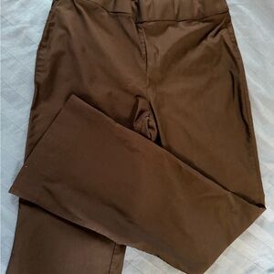 Simply Vera Vera Wang Brown Straight Leg Pants